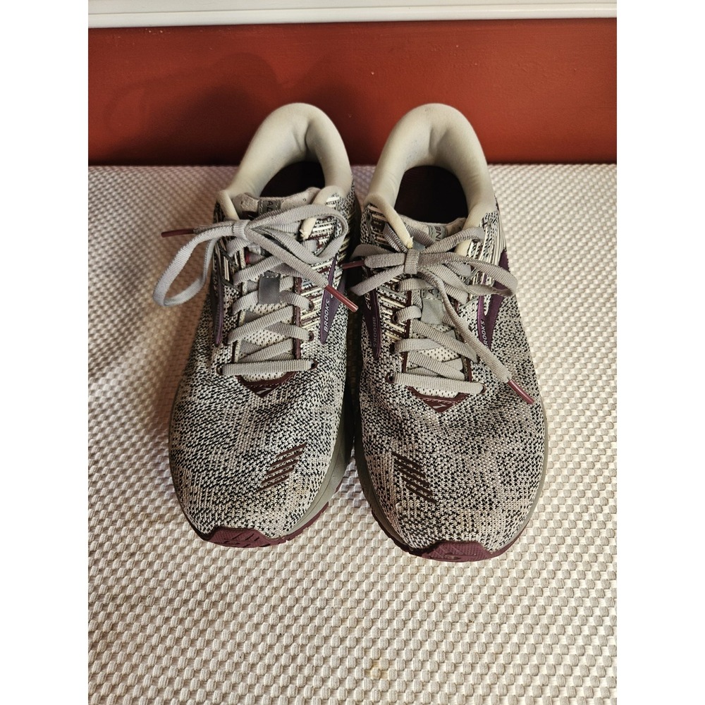 Brooks Adrenaline GTS 19 Women's Running Shoes - Gray/Purple - Size 9.5